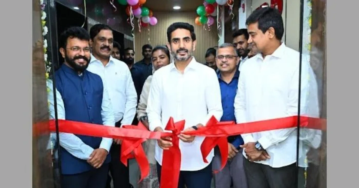 20 lakh jobs target lokesh inaugurates apedb office
